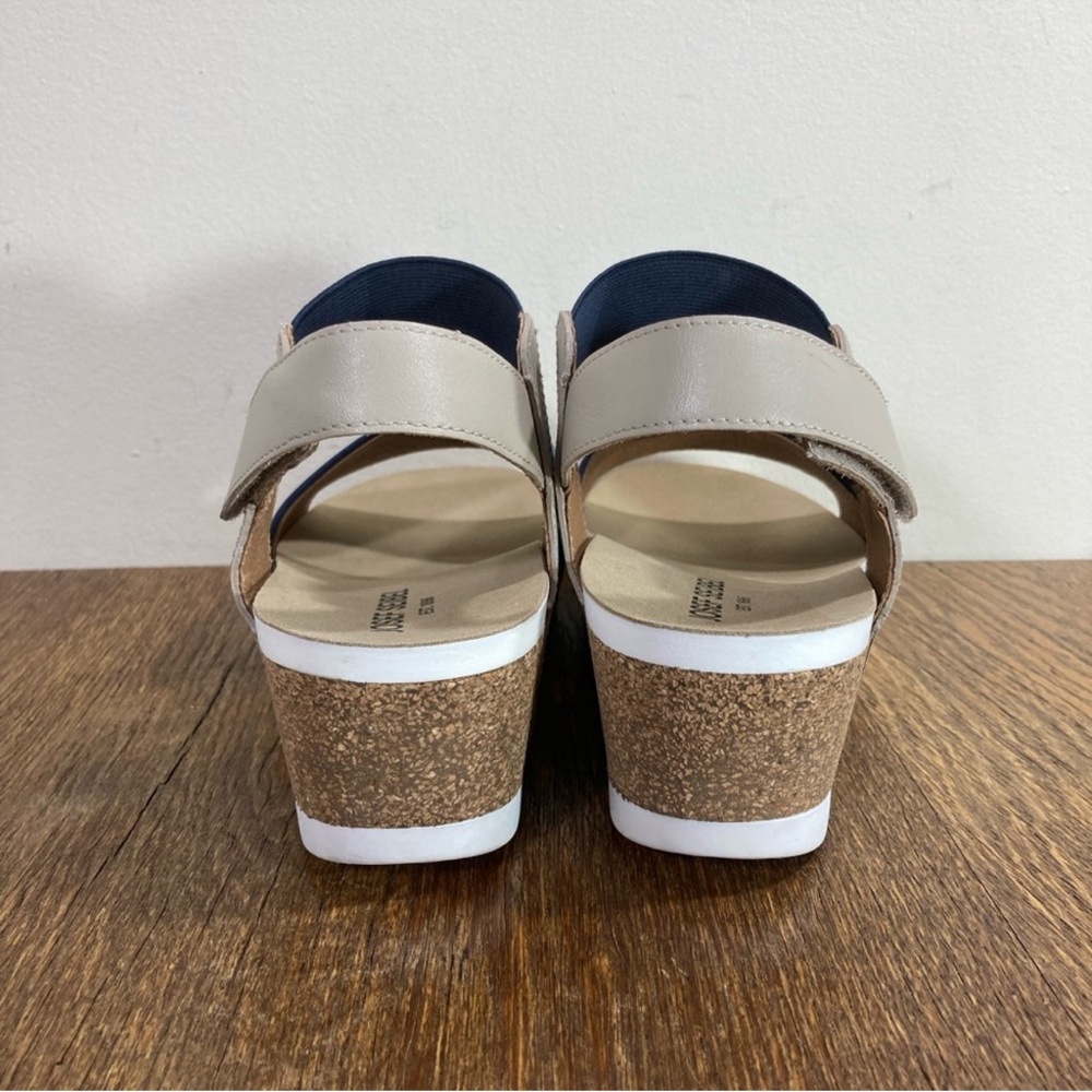 New Josef Seibel Quinn 09 Leather Slingback Sandal Women’s Size US 7-7.5 Ocean. - Picture 5 of 11
